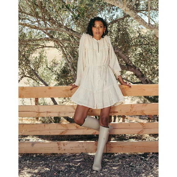 Cleobella Celene Mini Dress with Metallic Thread - Picture 4 of 7